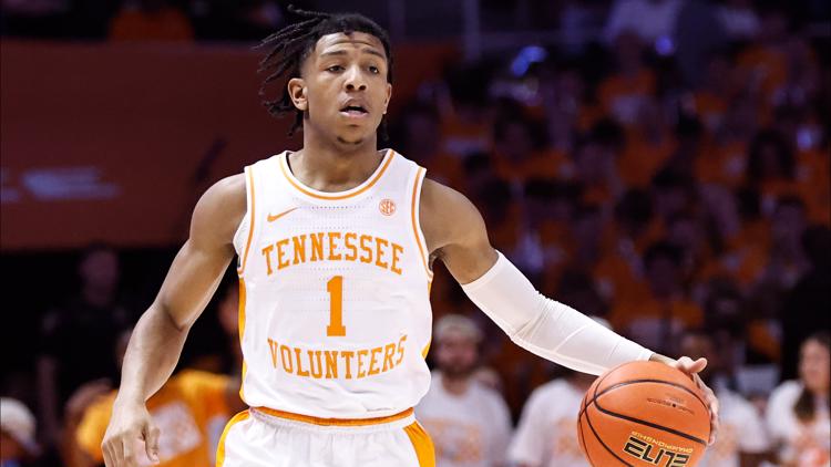 Tennessee's Kennedy Chandler selected 38th overall in NBA Draft by San Antonio Spurs, traded to Memphis Grizzlies