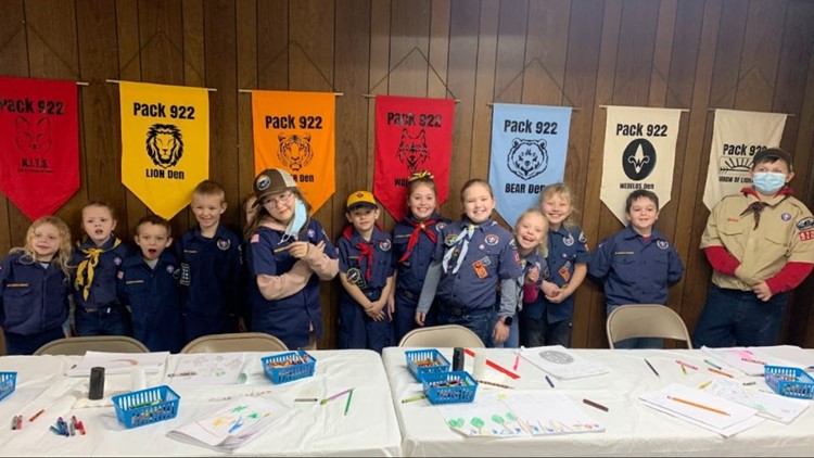 Local cub scout pack serves free breakfast to veterans and first responders