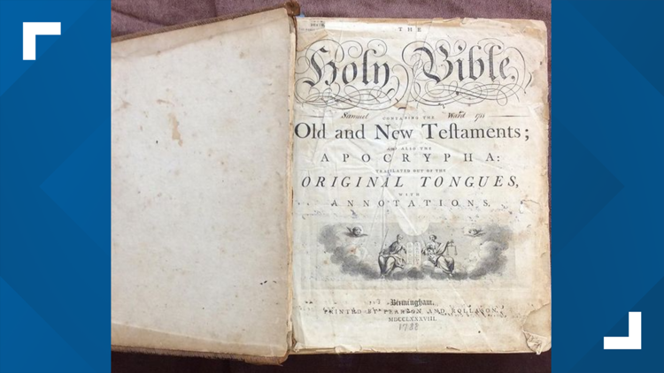 What a find! KARM holding silent auction at Karns location for Bible printed in 1788