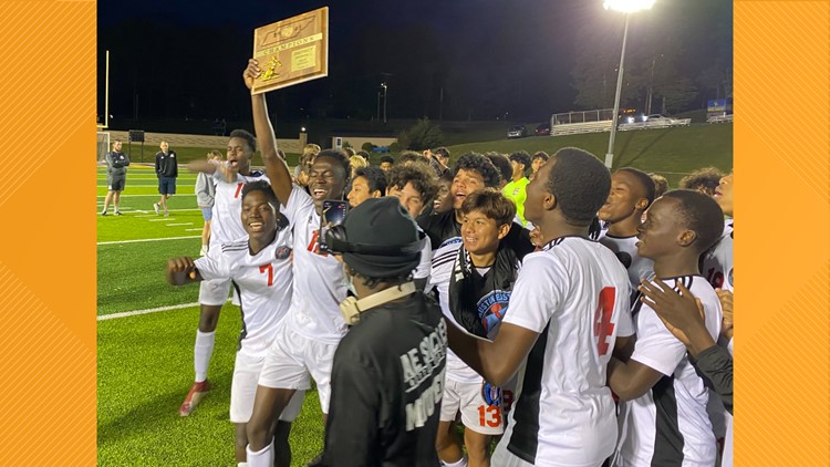 Austin-East, South-Doyle HS soccer teams hoist trophies after becoming district champs