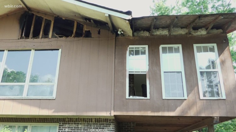 Family plans to rebuild after firework ember nearly destroys their home