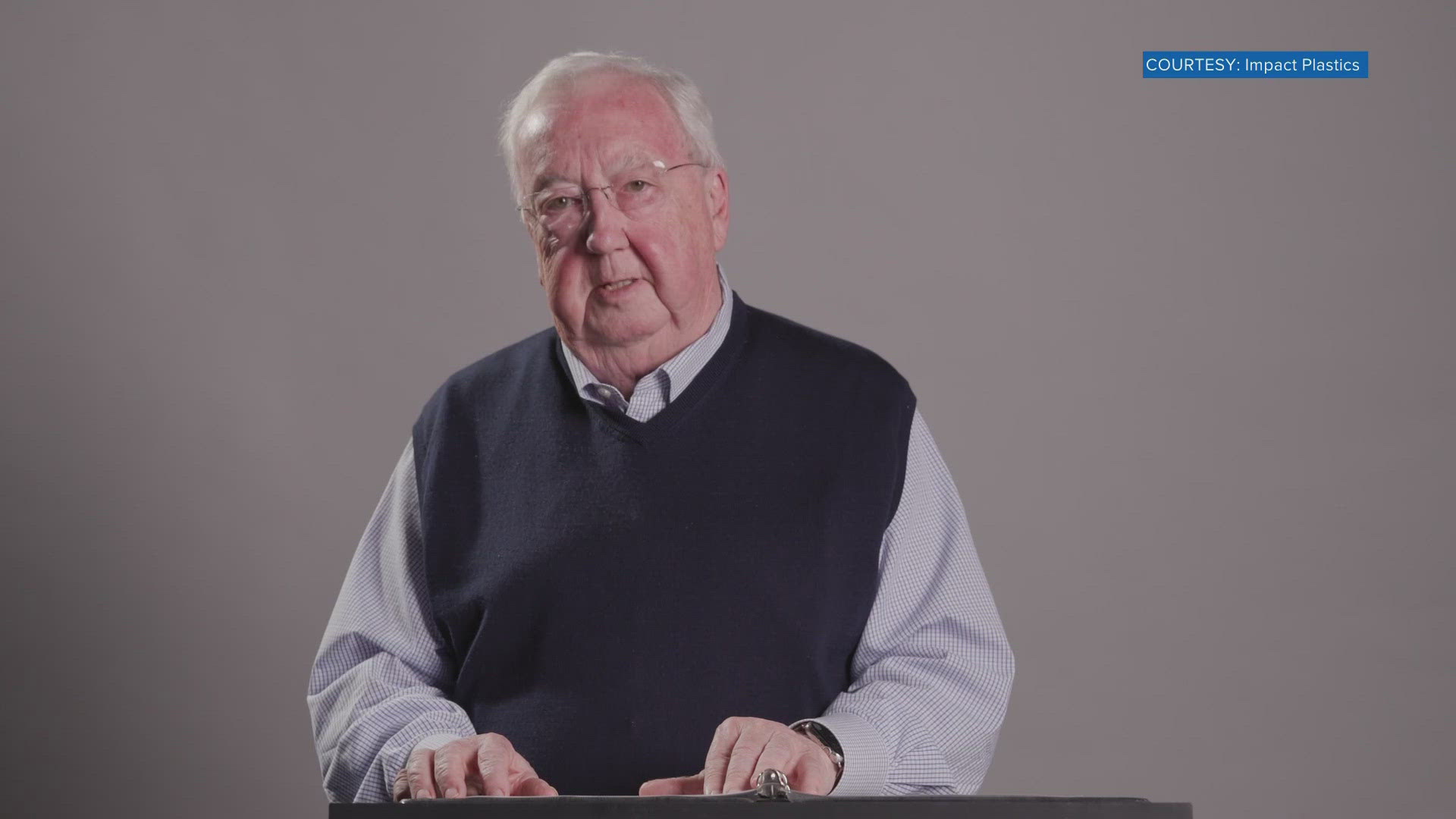 Gerald O'Connor said in a video that employees were told to leave 45 minutes before the flooding hit and that there was time to escape.