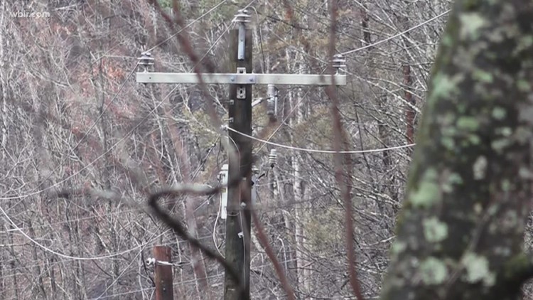 Sevier County Electric responds after downed power lines starts two major wildfires