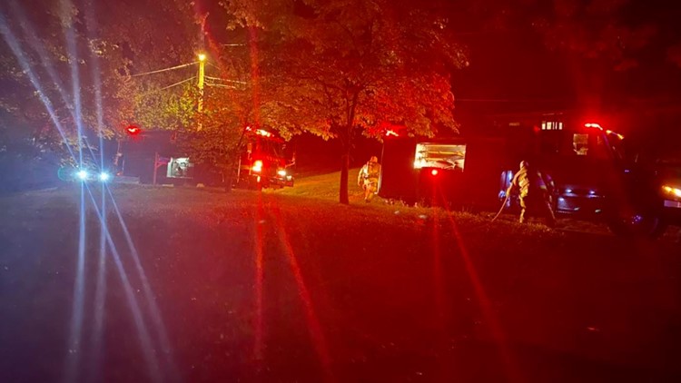 No injuries reported after house fire in Loudon County
