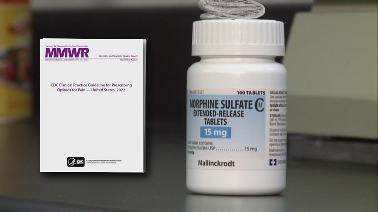 CDC changes guidelines surrounding prescribing opioids for patients in pain