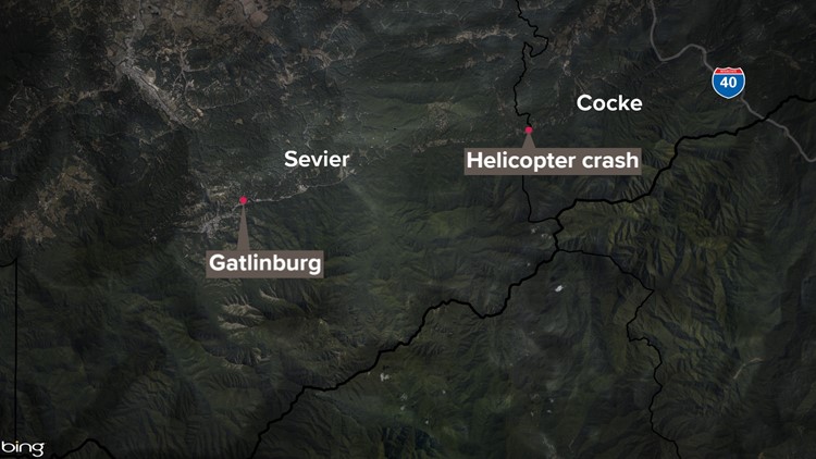 Deputies responding after helicopter crash reported near Cocke County and Sevier County line