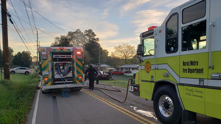 Two hospitalized after head-on crash on East Emory Road Wednesday morning