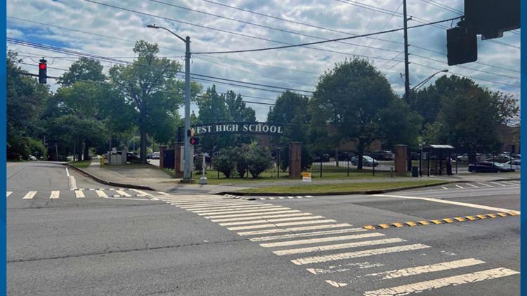 Knoxville installs new safety measures at intersection near West HS to protect pedestrians Knoxville installs new safety measures at intersection near West HS to protect pedestrians