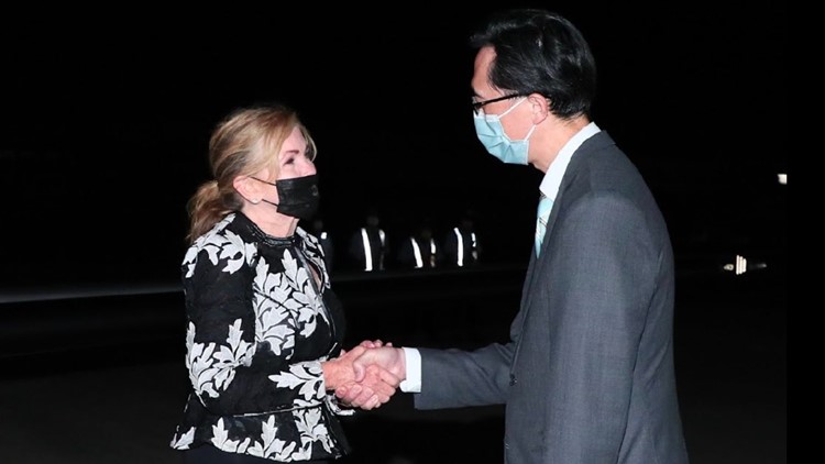 Sen. Marsha Blackburn visits Taiwan amid high tensions with China