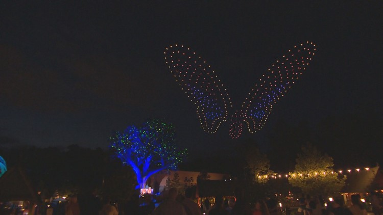 Behind the scenes of the new Dollywood drone show Behind the scenes of the new Dollywood drone show