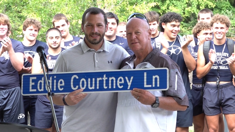 Farragut names street in honor of legendary football coach Eddie Courtney