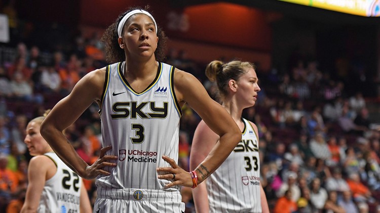 LVFL Candace Parker records third career triple-double, the most in WNBA history