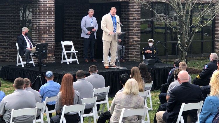 Community leaders appear to celebrate EMT graduation at AMR Headquarters Community leaders appear to celebrate EMT graduation at AMR Headquarters