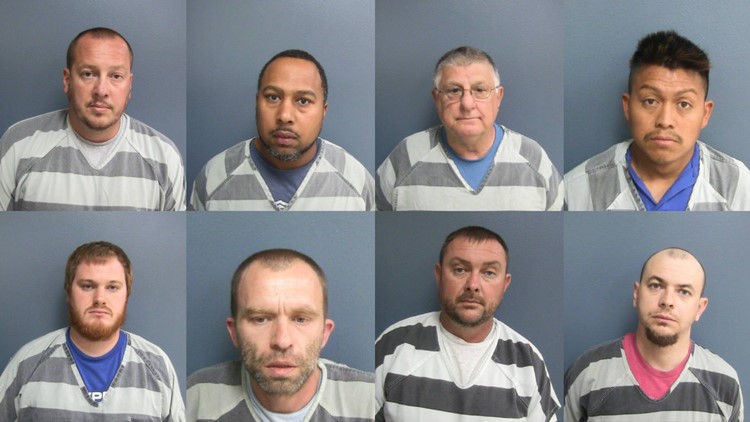 TBI: 8 men busted in Sevier County human trafficking sting