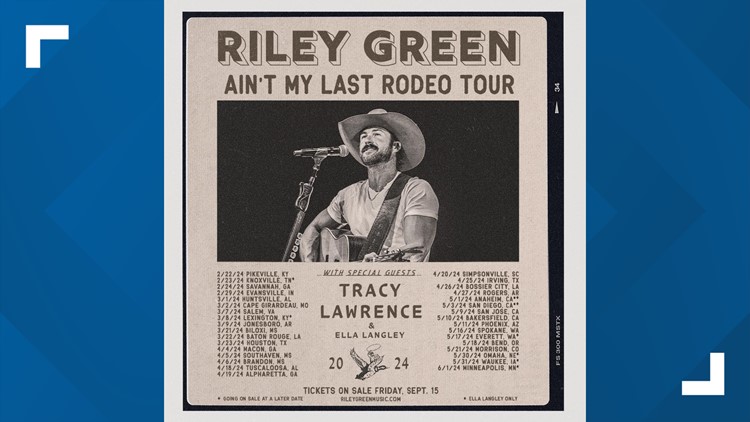Riley Green to perform in Knoxville