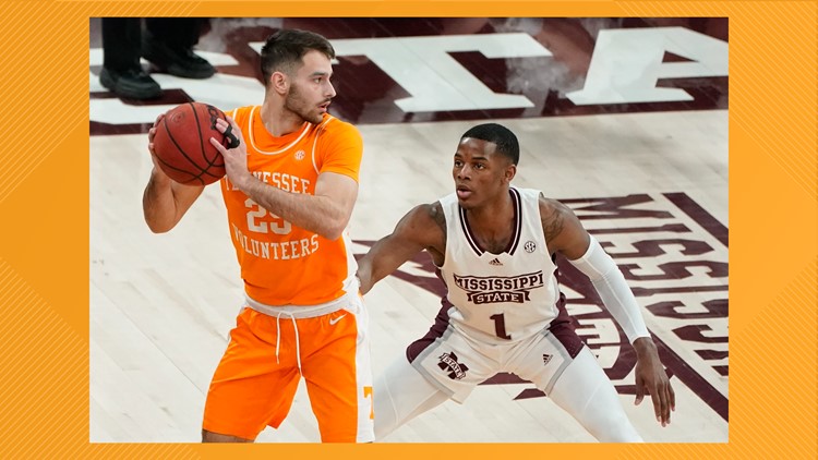 No. 19 Tennessee beats Mississippi State, 72-63 No. 19 Tennessee beats Mississippi State, 72-63
