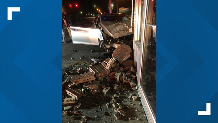 HFD: One person injured after car crashes into building in Harriman