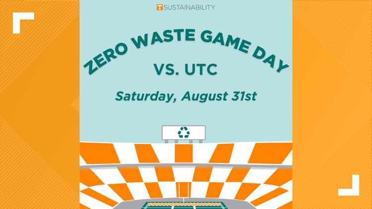 First Tennessee football game of the season to be Zero Waste Game Day