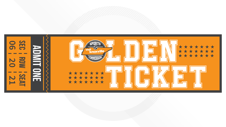 Visit Knoxville raffling Golden Ticket that gets winner season tickets to UT games, Smokies baseball and more