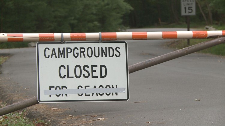 GSMNP closes popular campgrounds and roads in the park due to fire danger