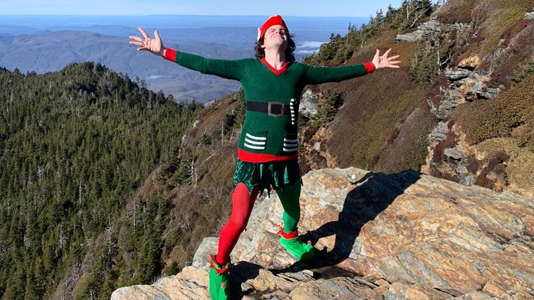 Hiker spends Christmas Eve dressed as an elf on Smokies trails Hiker spends Christmas Eve dressed as an elf on Smokies trails