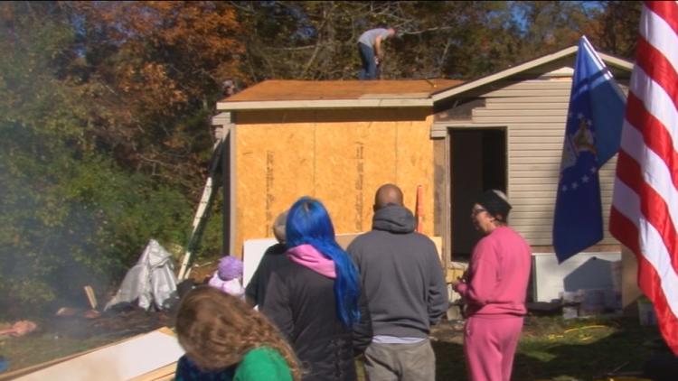 He needed a place to go | Community volunteers building new home for veteran