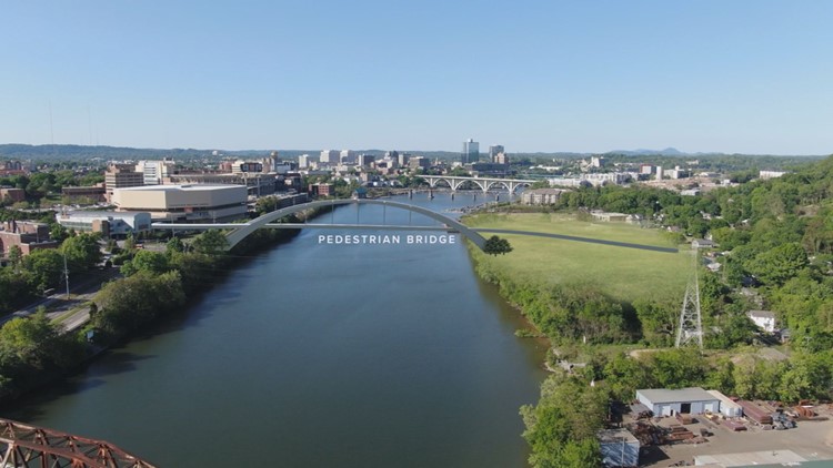 South Waterfront land purchased for pedestrian bridge in South Knoxville, the city announces