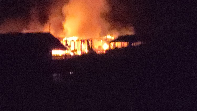 CCSO: Fire reported at houseboat near Lake Norris