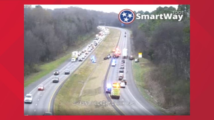 Sweetwater man killed, another injured after rollover crash on Interstate 75 in Loudon County, THP says