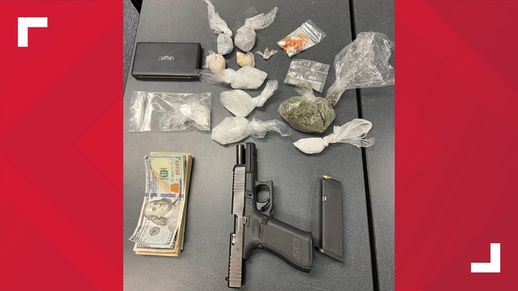 KPD: Man and woman arrested after police found them with drugs, gun and stolen car