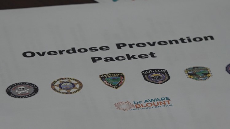 Law enforcement in Blount County now equipped with overdose prevention packets