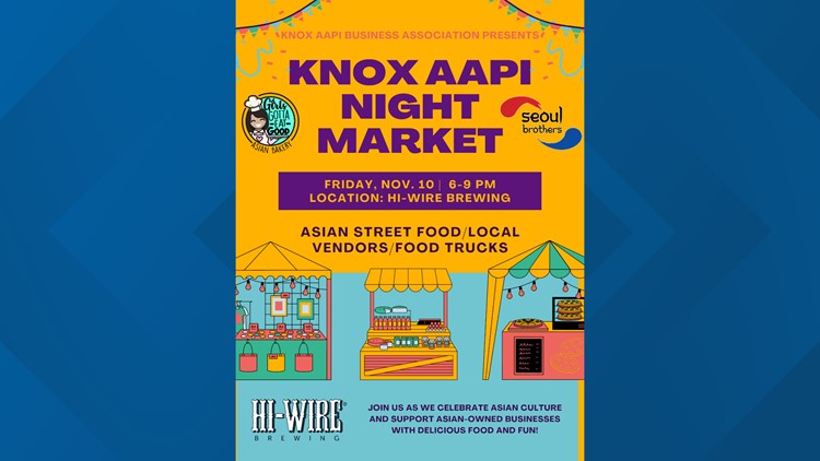 Knox AAPI Business Association to host night market in November