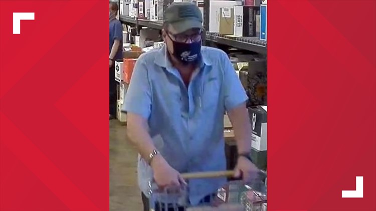 KPD searching for man who used stolen credit card at several stores in Knoxville and Lenoir City
