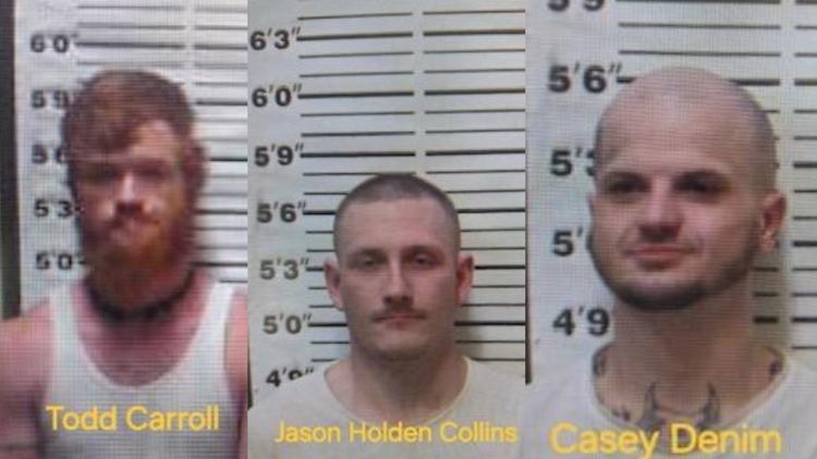 Hancock County deputies searching for several inmates who escaped from jail on Wednesday