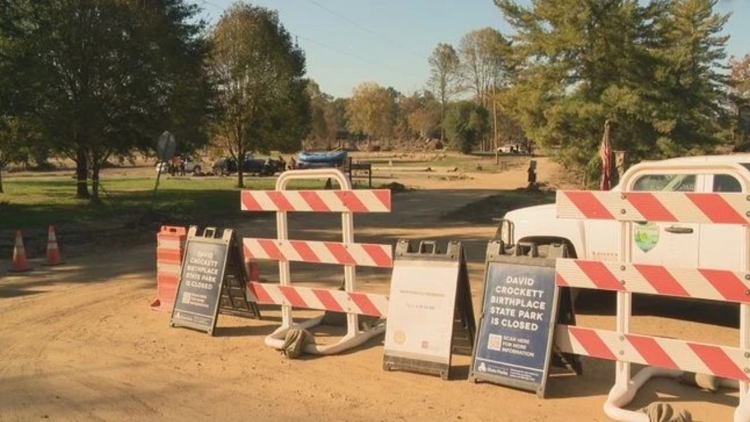 David Crockett Birthplace State Park remains closed indefinitely following Hurricane Helene