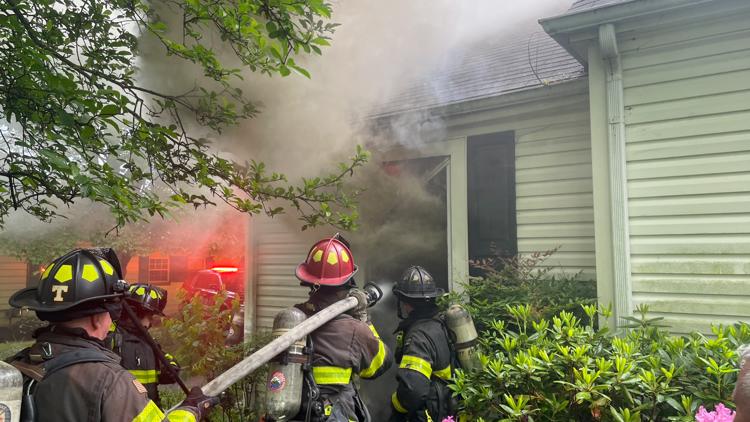 KFD responds to house fire in North Knoxville, man uninjured KFD responds to house fire in North Knoxville, man uninjured