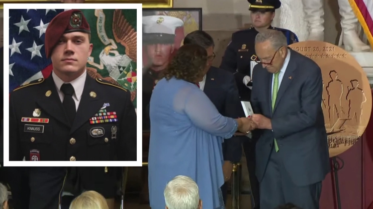 Fallen Army Staff Sgt. Ryan Knauss honored with Congressional Gold Medal 3 years after Afghanistan attack