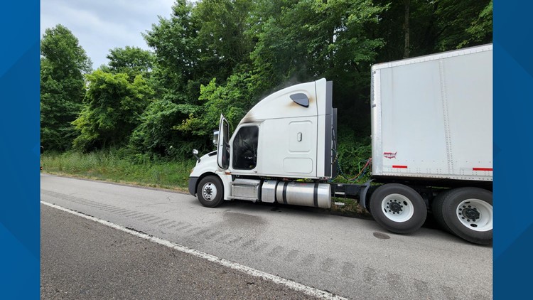 Rural Metro extinguishes tractor-trailer fire on I-75