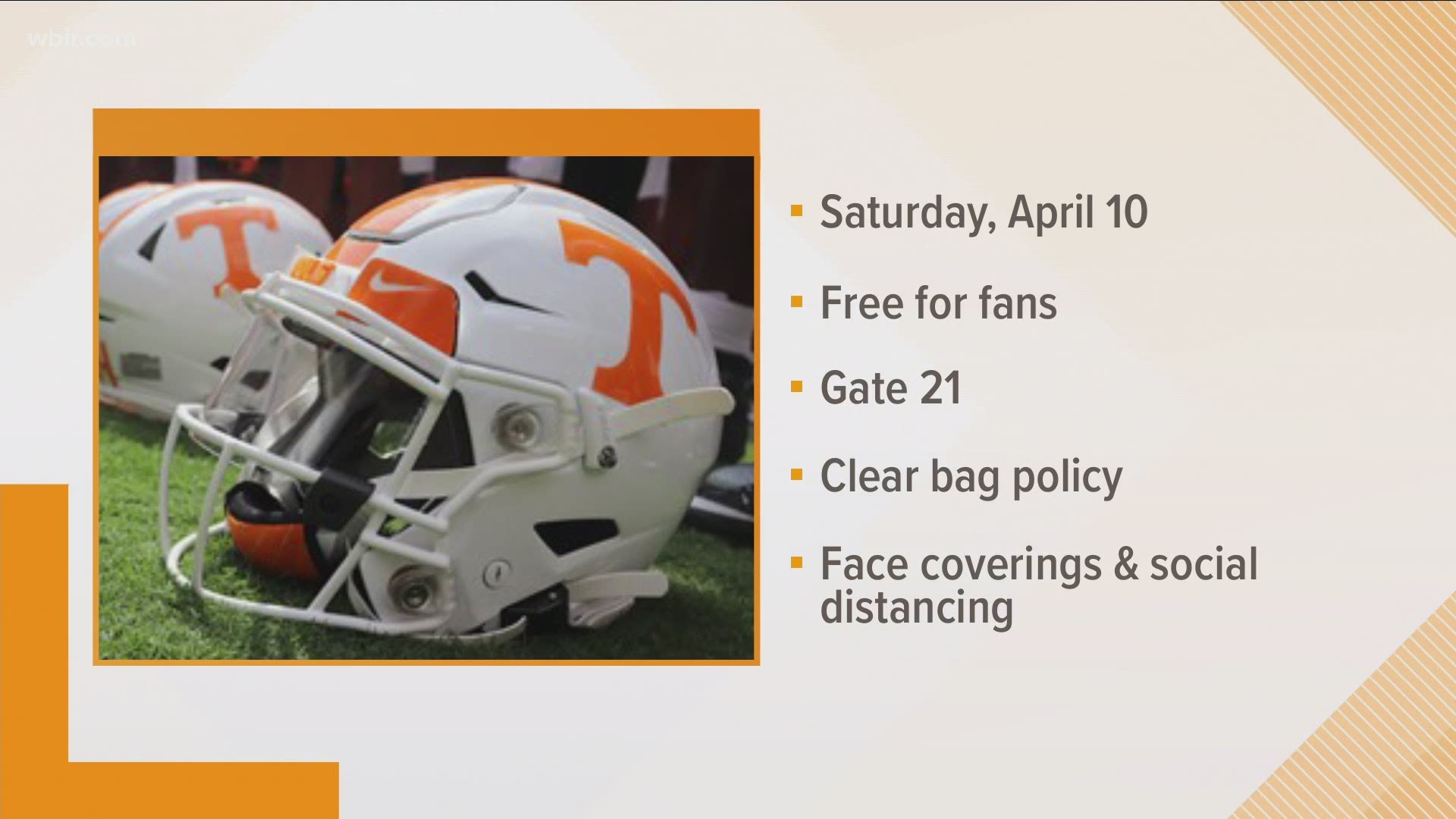 Tennessee fans will get their first glimpse of head coach Josh Heupel's 2021 team as the Vols hold an open practice for fans on Saturday.