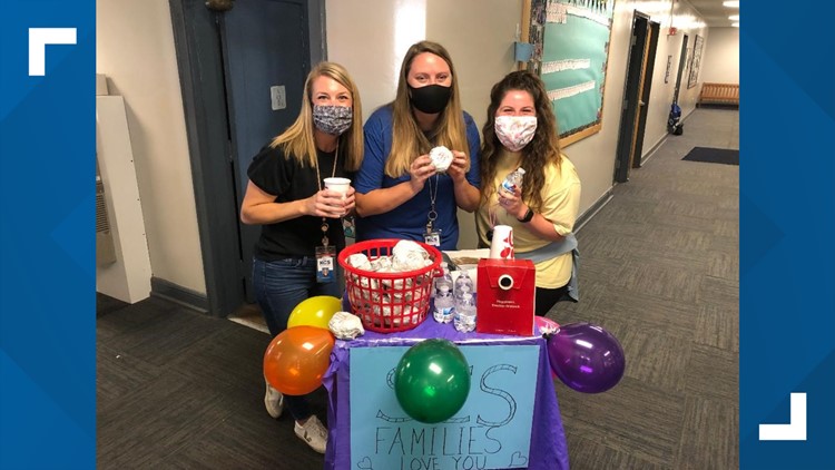 Parents, students and community showing acts of kindness toward KCS teachers
