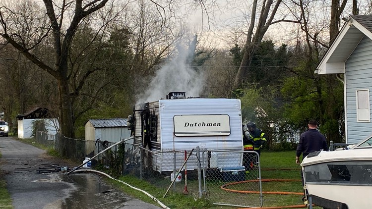 KFD: 2 dogs dead after RV catches fire on Alma Avenue