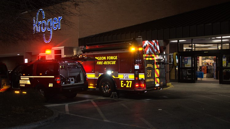 Pigeon Forge Kroger catches fire
