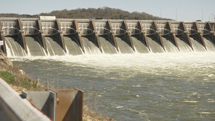 TVA dams spilling water all week after weekend full of heavy rain
