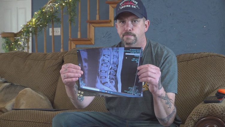 Retired Knoxville Fire Department captain is speaking out for help, after living in constant pain for nearly 2 years