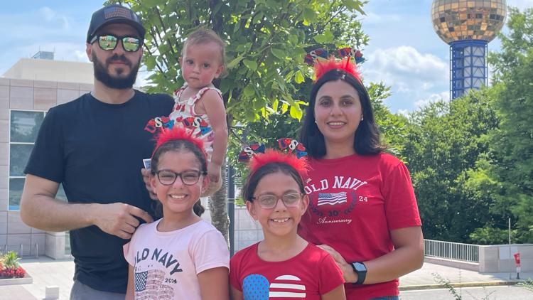 Mother of East Tennessee family celebrates Independence Day as a US citizen for the first time