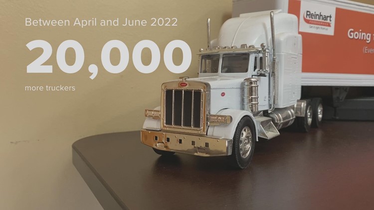 Local truck driving school sees more people wanting to be truck drivers