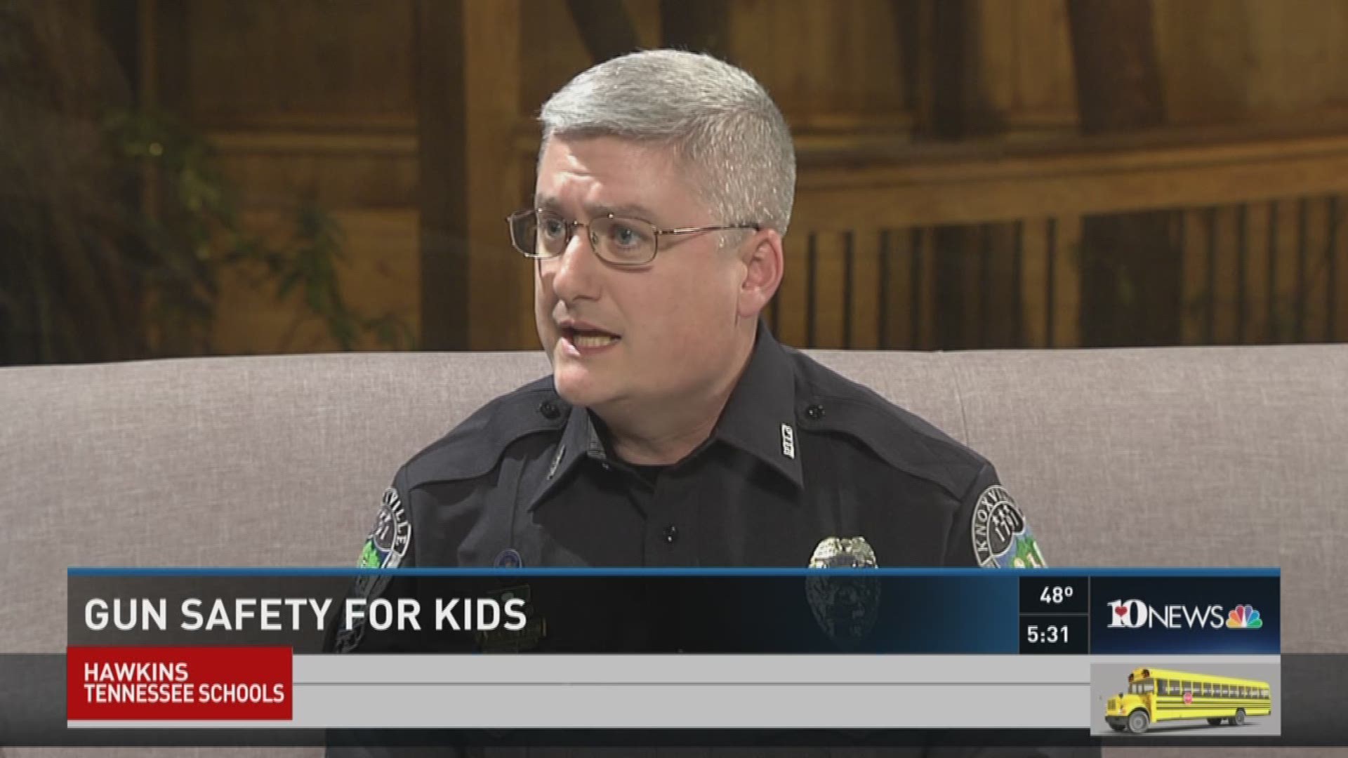 After a child was accidentally shot by a sibling, KPD officer Adam Wilson, a firearms instructor, talks about how to keep your firearms secured and kids safe.