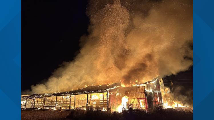 Community raises thousands of dollars for local farm after barn burns down, killing animals and wiping out equipment