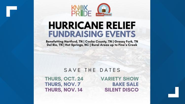 Knox Pride and South Press hosting 3 hurricane relief events benefiting Cocke Co. nonprofit