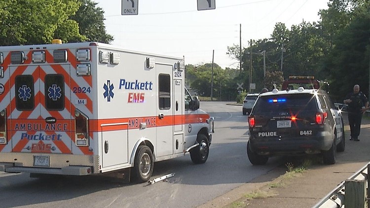 Ambulance stolen Thursday morning, crashed into police vehicle in Chattanooga